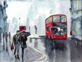 33 - Diane Poole - Rainy Day in London - Watercolour.jpg